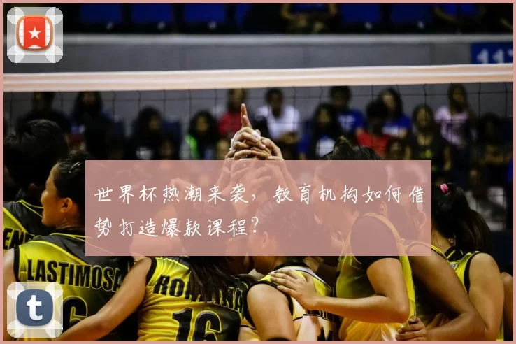 世界杯热潮来袭,教育机构如何借势打造爆款课程?